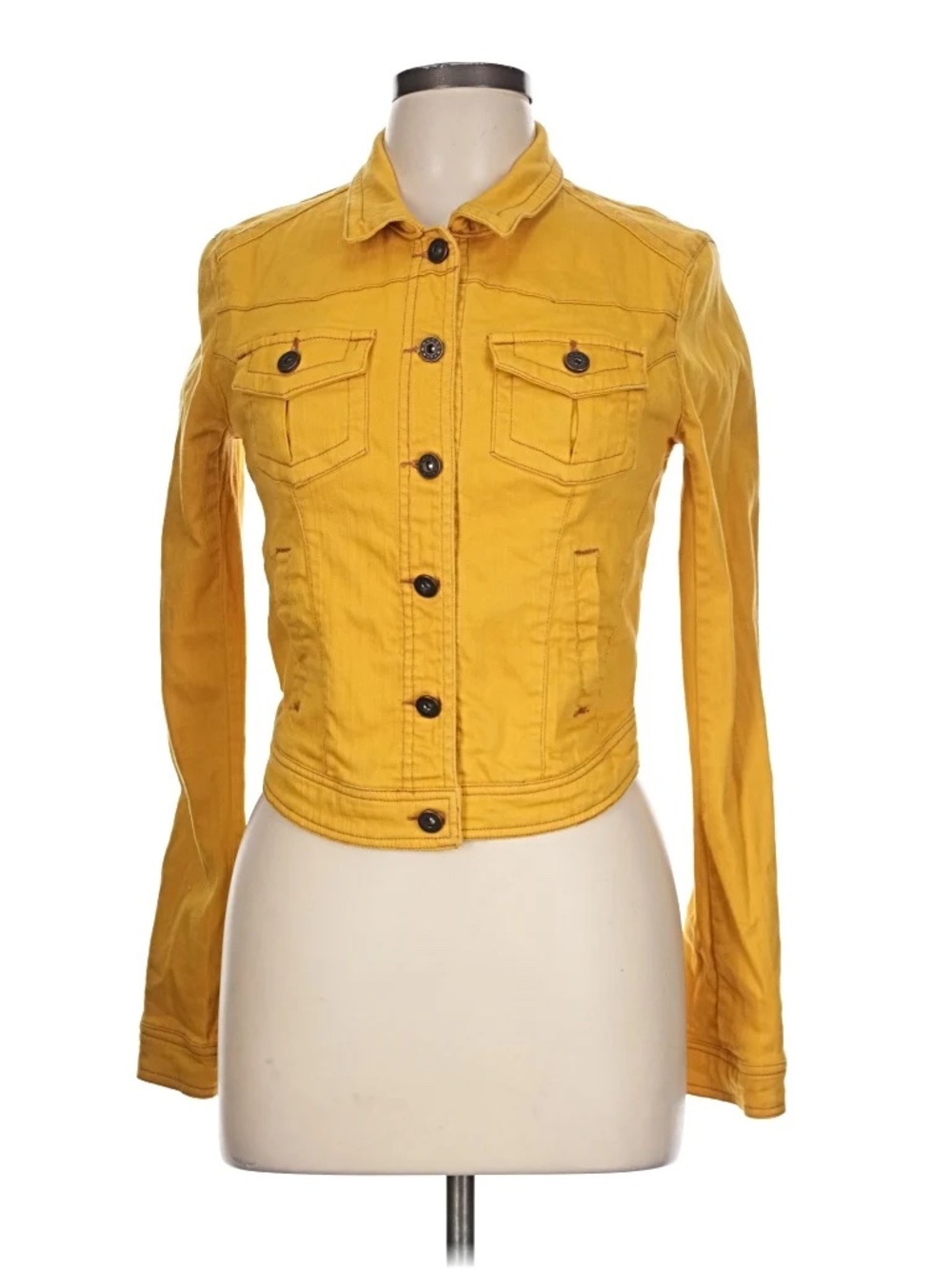 Mustard Yellow denim jacket